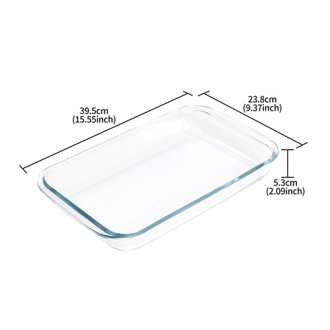 Loveharbor Oblong Glass Baking Dish