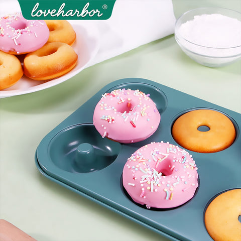 Loveharbor Green Earth Non-Stick Donut Pan