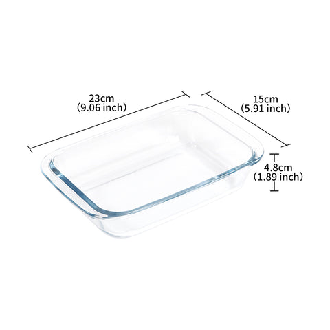 Loveharbor Oblong Glass Baking Dish