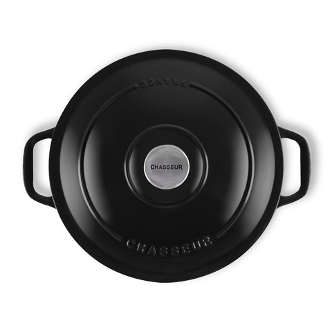 Round French Oven  - Matte Black( 5 Sizes)