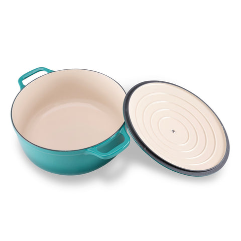 Round French Oven - Mediterranean Blue(3 Sizes)