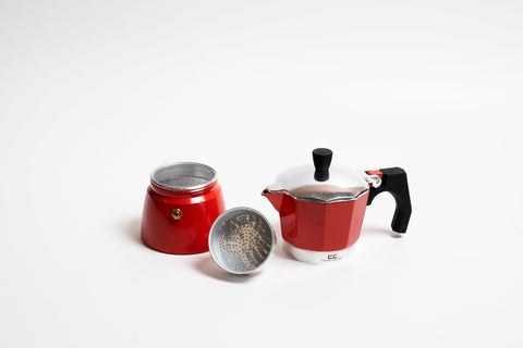 Red Coffee Maker - 3 Cup