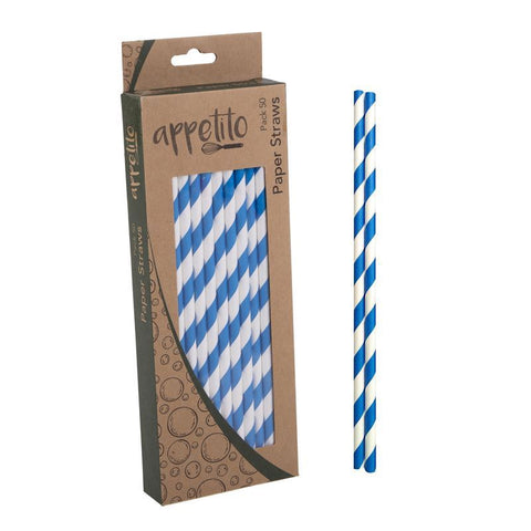 Paper Straws Pack 50 - 4 Colors