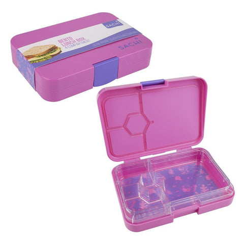 4 Compartment Bento Lunch Box - Mermaids