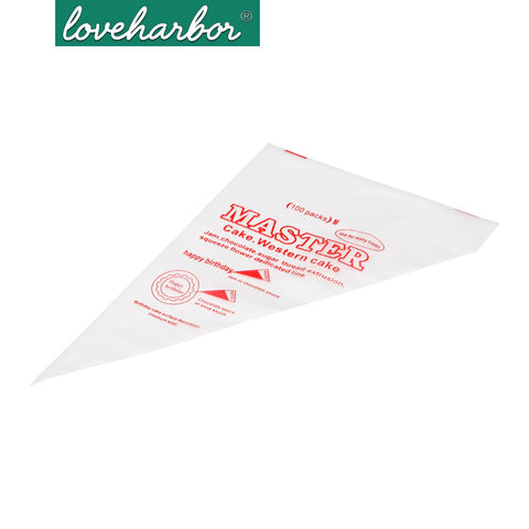 Loveharbor Disposable Piping Bag 100 Pieces