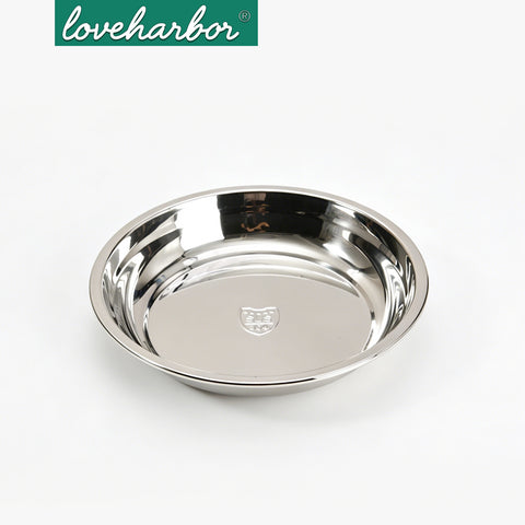 Loveharbor Stainless Steel Round Plate