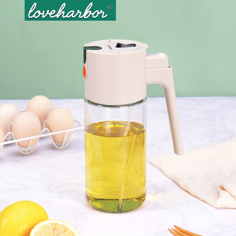 Loveharbor 2-In-1 Glass Oil Dispenser & Sprayer