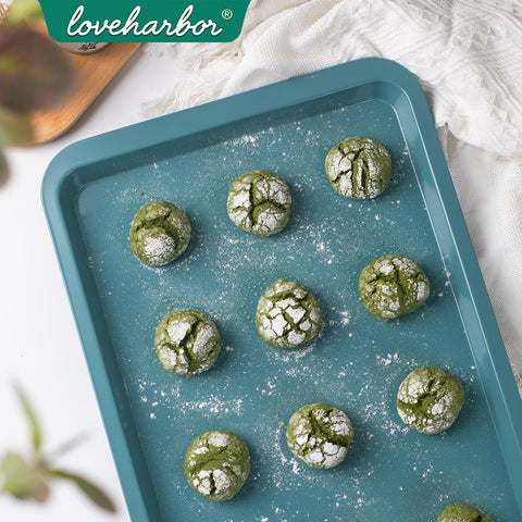 Loveharbor Green Earth Non-Stick Small Cookie Sheet