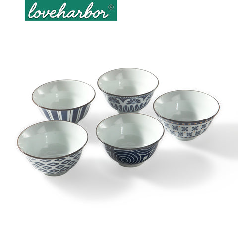 Loveharbor Ceramic Soup Bowls Set Set Of 5