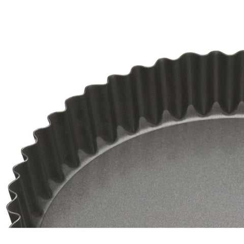 Heavy Loose Base Round Flan/Quiche Pan 25cm