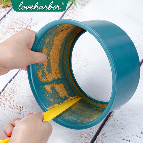 Loveharbor Green Earth Round Cake Pan With Removable Bottom