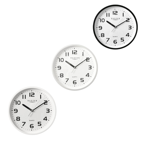 York Wall Clock Arabic Numerals