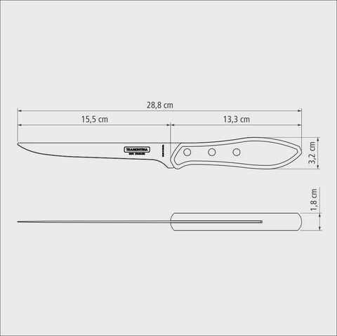 3 Piece Boning Set with Poly Wood Handles