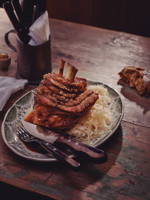 12 Piece Poly Wood Jumbo Steak Knife Set with Brown Handles