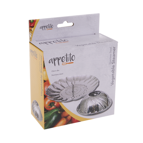 S/S Veg Steamer Basket 23Cm