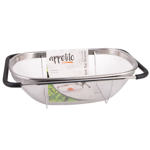 Large Expandable Sink Top Strainer 34 X 24 X 11cm
