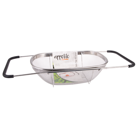 Large Expandable Sink Top Strainer 34 X 24 X 11cm