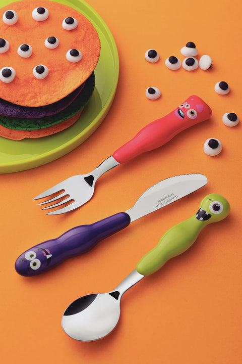 Lirouse 3 Piece Colourful Children's Tableware Set