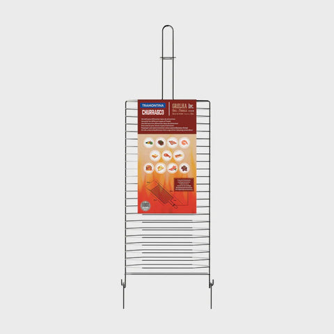 Churrasco Stainless-Steel Grill, 31x18 cm
