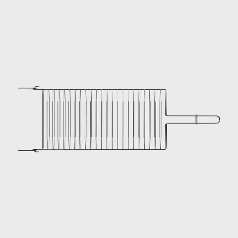 Churrasco Stainless-Steel Grill, 31x18 cm