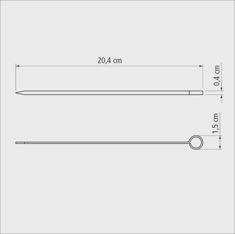 Churrasco Skewer Set, 6 Piece 20cm