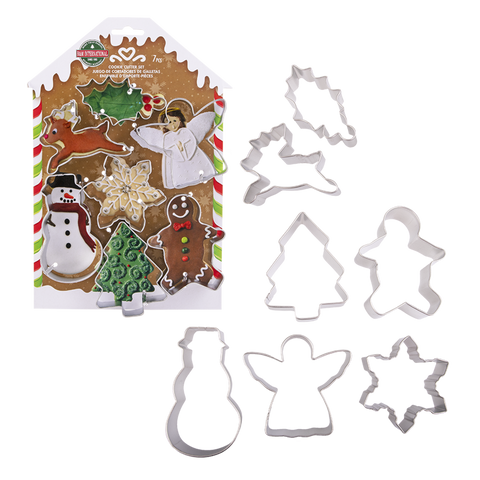 Xmas Cookie Cutter Carded Set 7