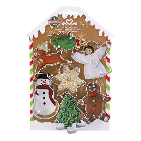 Xmas Cookie Cutter Carded Set 7
