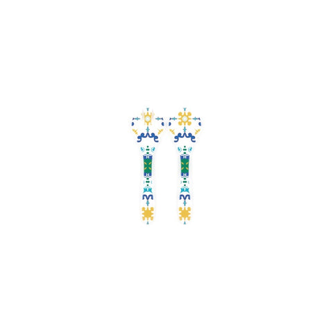 Salad Servers Flower & Lemon