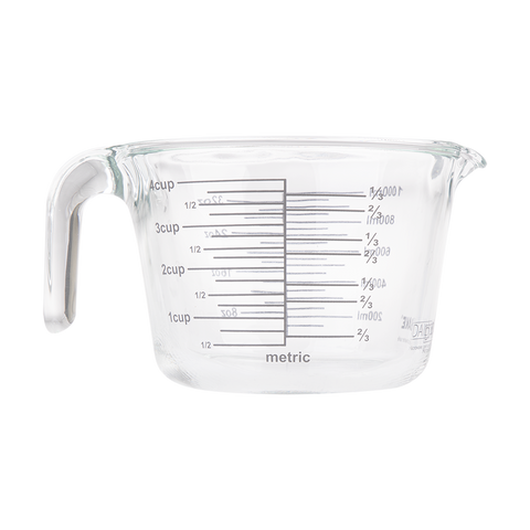 Borosilicate Glass Measure Jug 4 Cup/1l