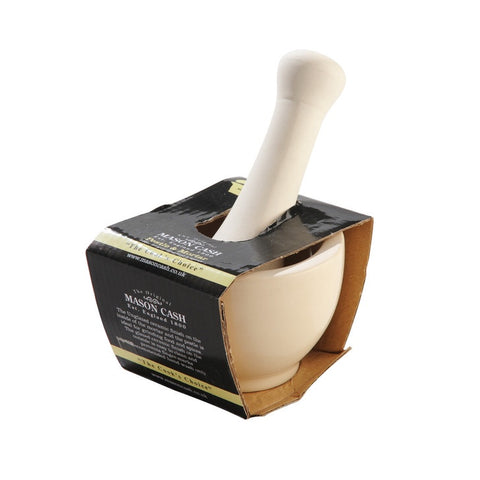 White Medium Mortar And Pestle