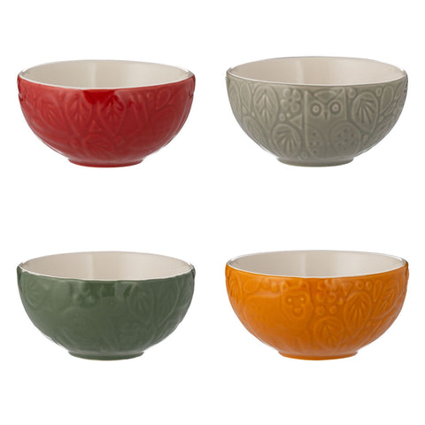 In The Forest Set of 4 Prep Bowls, 10 x 5cm
