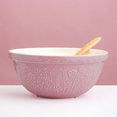 In The Meadow Pink Rose Mixing Bowl 29cm