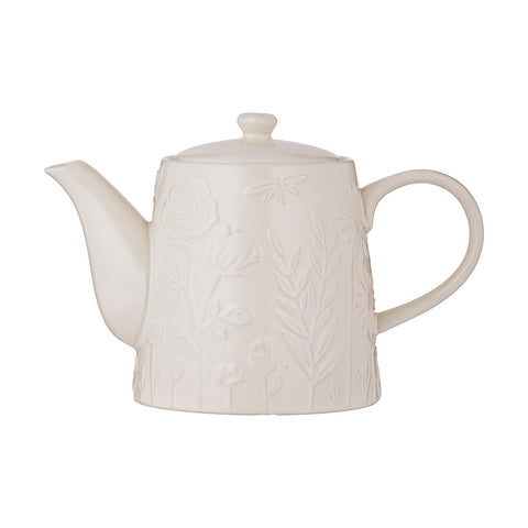 In The Meadow Cream Teapot 800ml