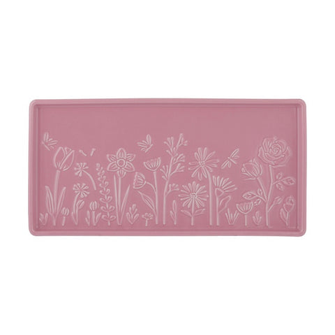 In The Meadow Pink Rectangle Platter 30 x 15 x 2cm