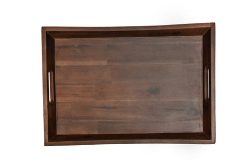 St Clare Acacia Curved Serving Tray, 50cm X 35cm X 5cm