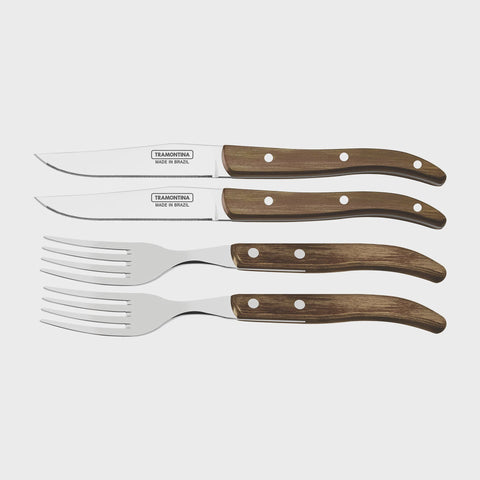 Churrasco Premium Paisano Cultery Set 4 Piece FSC Certified