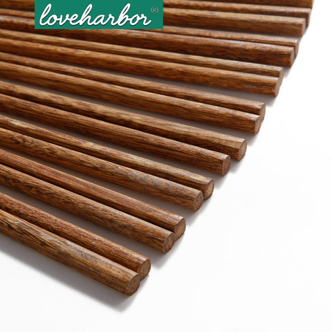 Loveharbor Lacquerless Wood Chopsticks