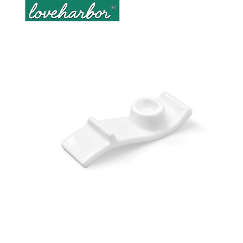 Loveharbor White Porcelain Chopstick Rest