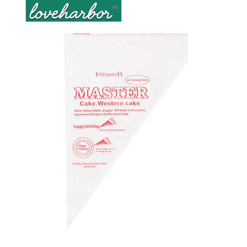 Loveharbor Disposable Piping Bag 100 Pieces