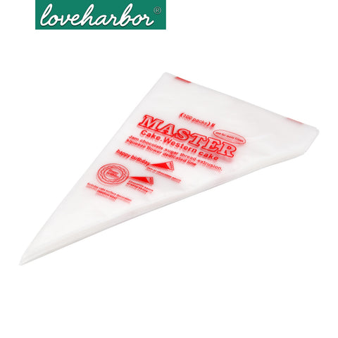 Loveharbor Disposable Piping Bag 100 Pieces