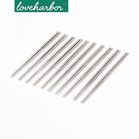 Loveharbor Stainless Steel Chopsticks