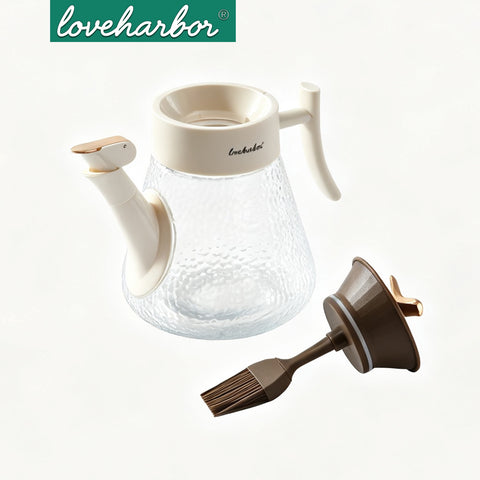 Loveharbor Multi-Function Glass Oil Pot