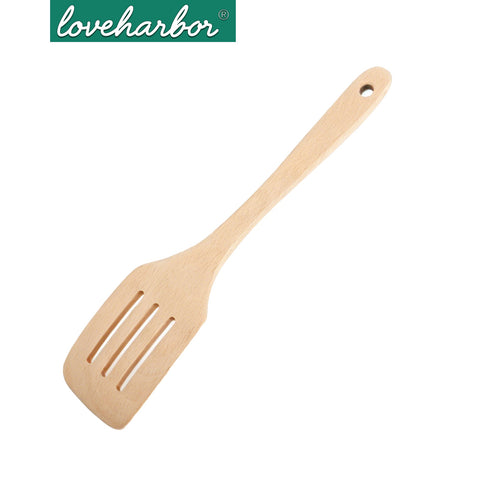Loveharbor Wooden Slotted Turner