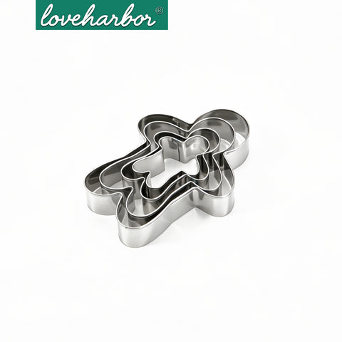 Loveharbor Gingerbread Cookies Cutter Set