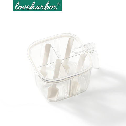 Loveharbor 4 Compartment Seasoning Box