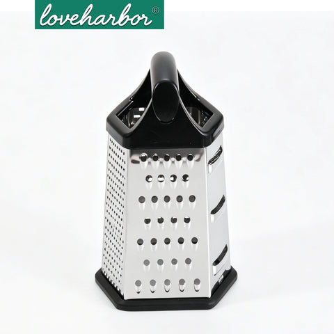 Loveharbor 6 Sided Stainless Steel Box Grater