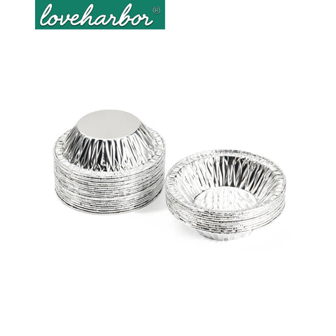 Loveharbor Aluminum Foil Tart Molds Set