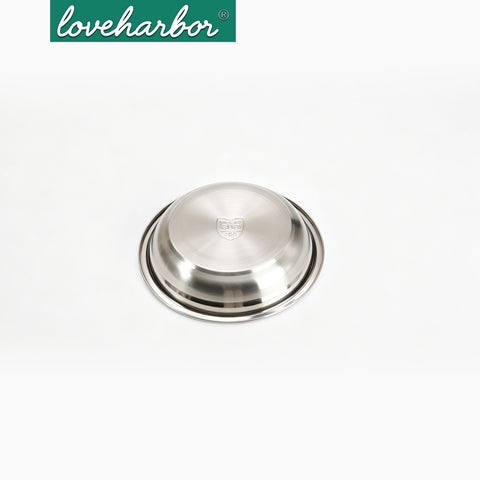 Loveharbor Stainless Steel Round Plate