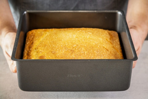 Heavy Loose Base Square Deep Cake Pan 23cm