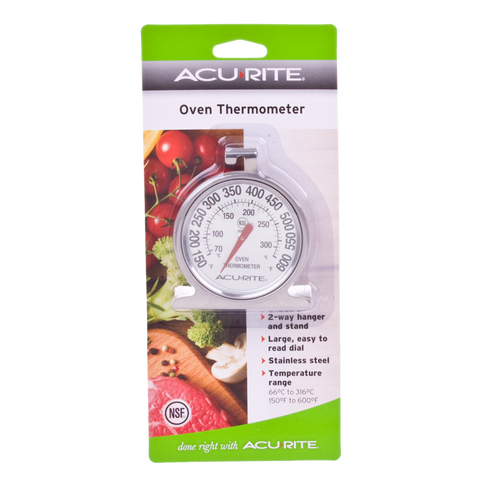 Acurite Stainless Steel Oven Dial Thermometer